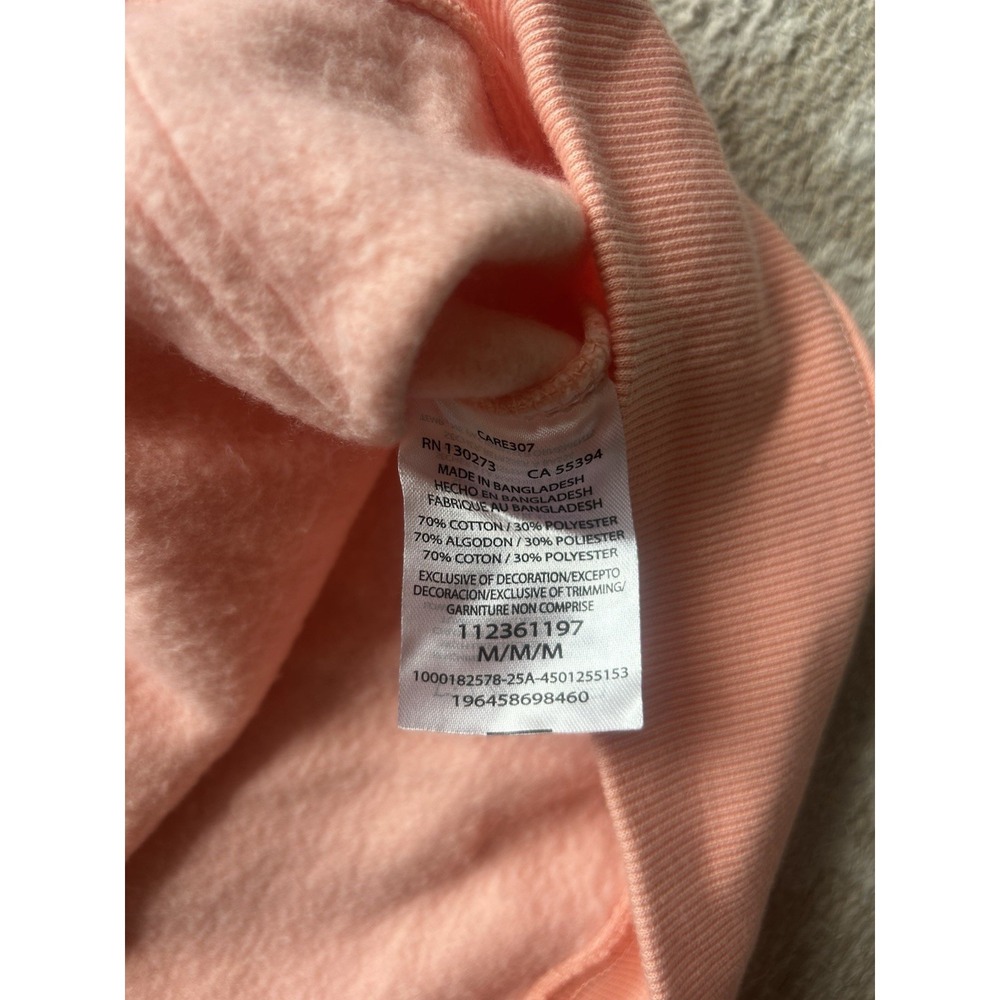 Wrangler Retro Hoodie Pink Orange Graphic Logo Print Western Women's Medium NWT - Picture 6 of 8